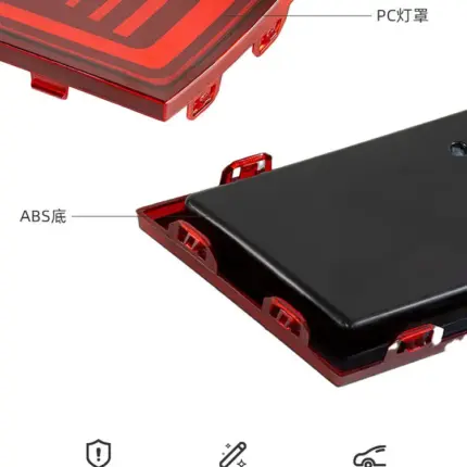 T9特斯拉model3/y領航燈爆閃尾燈車載氛圍燈車內巡航燈鐳射燈改裝