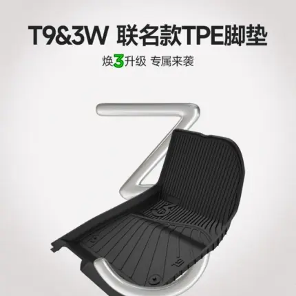 3W全TPE腳墊適用於煥新版特斯拉Model3 modelY專用汽車腳墊丫配件