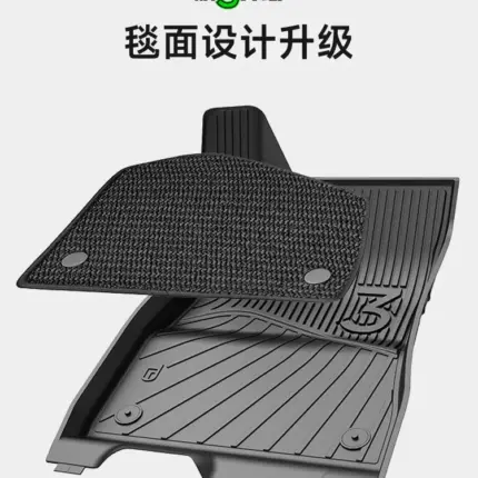 3W全TPE腳墊適用於煥新版特斯拉Model3 modelY專用汽車腳墊丫配件