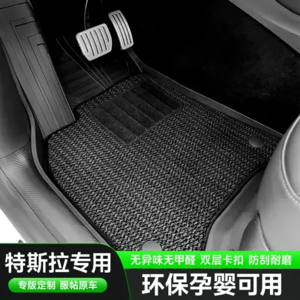 T9特斯拉model y配件專車專用腳墊Modely煥新版全包圍地墊tpe套裝