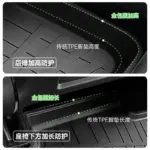 T9特斯拉model y配件專車專用腳墊Modely煥新版全包圍地墊tpe套裝